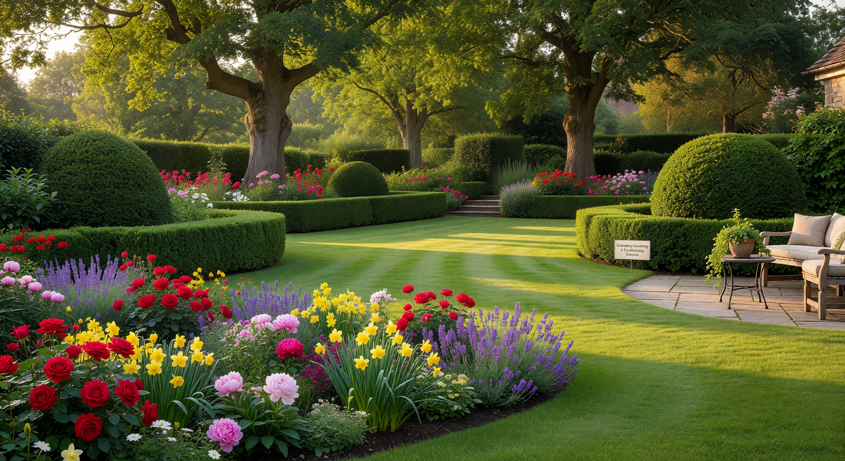 Landscaped garden
